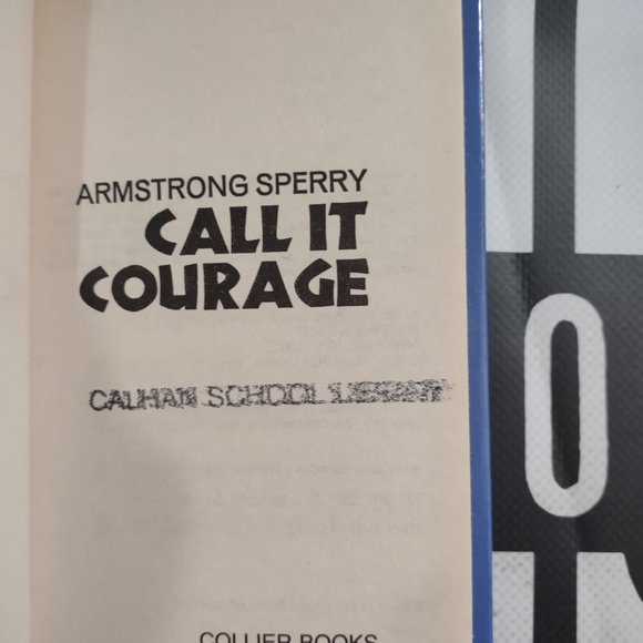 Call It Courage School & Library Binding by Armstrong Sperry 1999 Hardcover - Picture 7 of 7